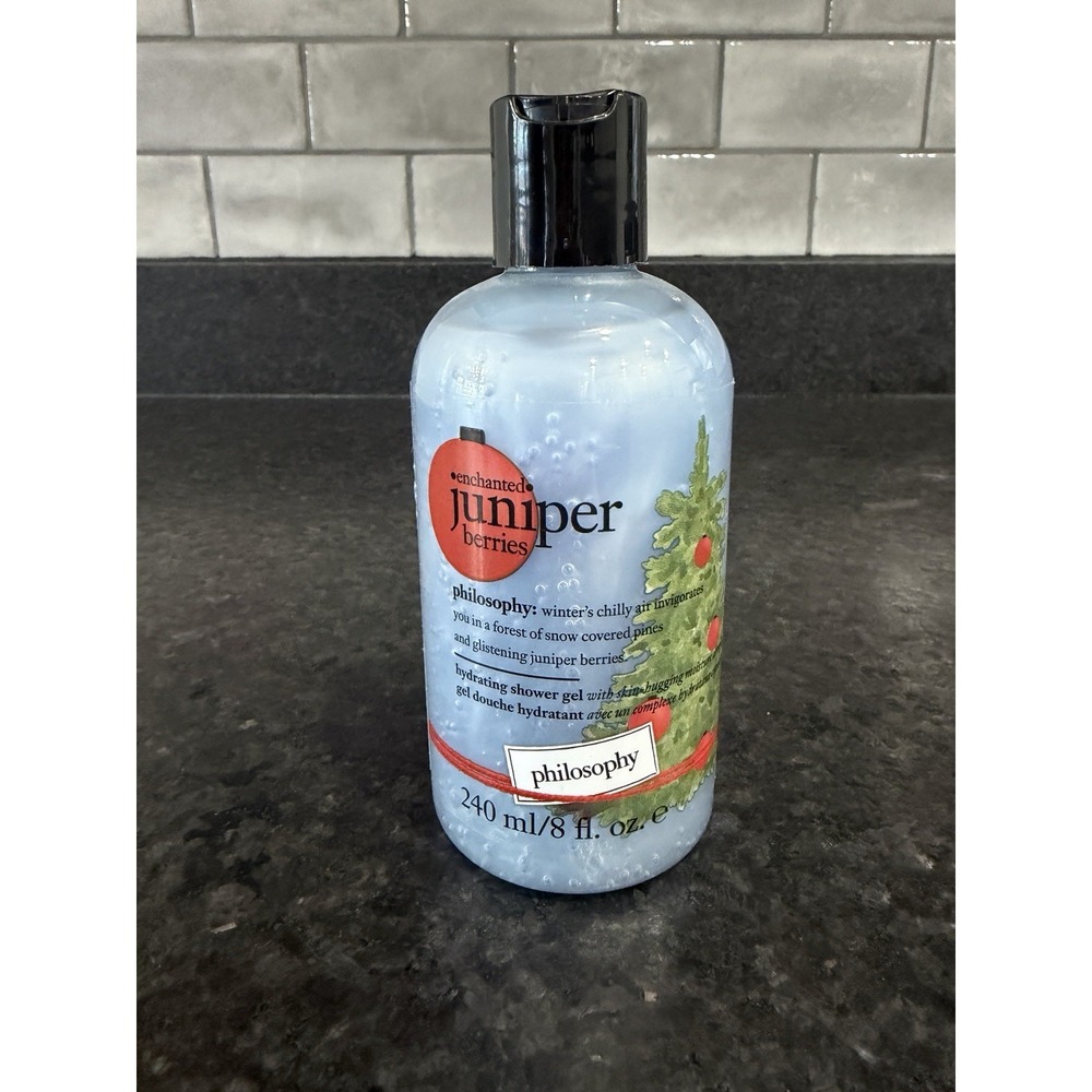 Philosophy Hydrating Shower Gel 8 fl oz New, Sealed- Enchanted Juniper Berries